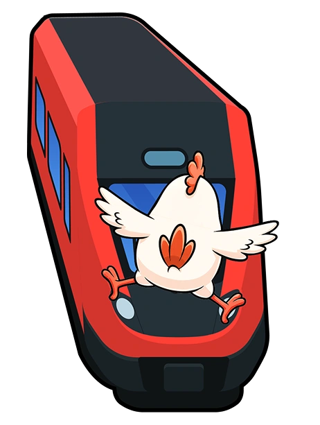 Chicken with Train.